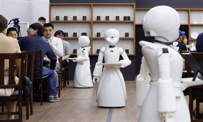 Robot Waiter Restaurant